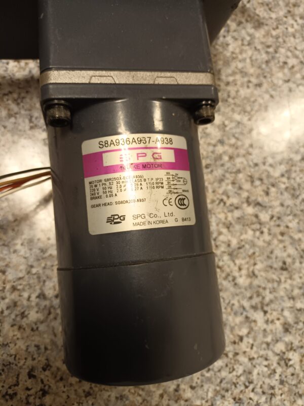 20240131_173059 Rensegearmotor (SPG) med brems (MGM-Comfort og MGM-Prestige 15/25/40)